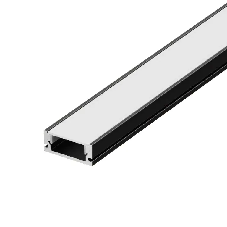 Профил за Led лента Alfa за външен монтаж 3m, черен, elbulgaria, 4062 bk